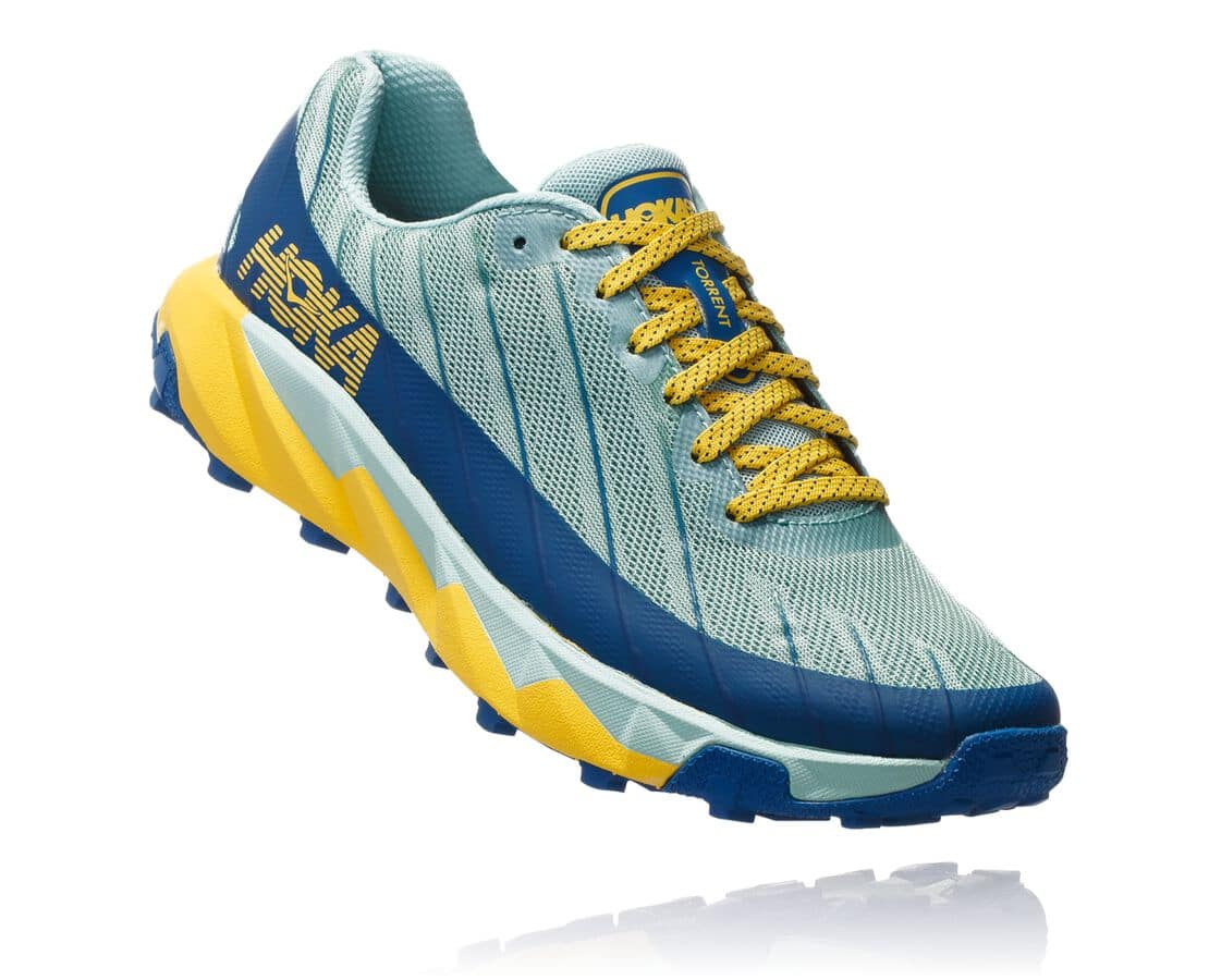 Hoka One One Torrent South Africa - Womens Hiking Shoes - Blue,PLASY-4623